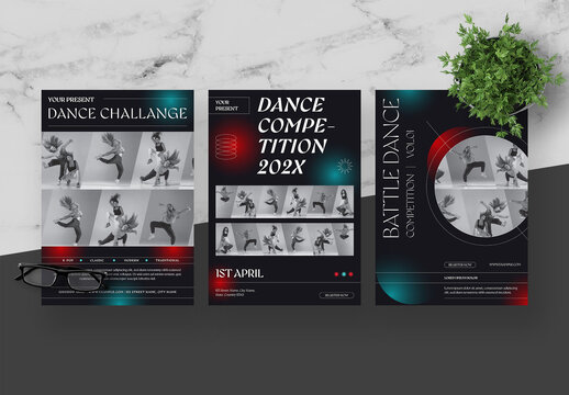 Black and White Brutalism Flyer