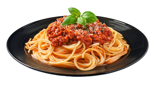 Delicious Homemade Spaghetti Bolognese Closeup