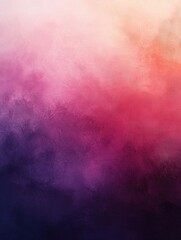 Obraz premium Breathtaking gradient transition from deep rich purple to soft delicate peach hues creating a mesmerizing ethereal atmosphere that invokes a sense of tranquility and serenity This abstract