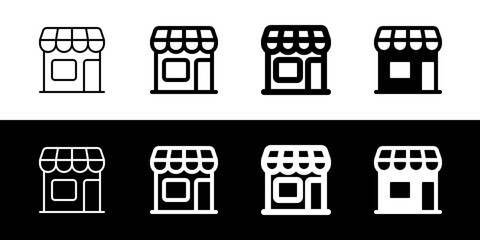 Editable store building vector icon. Food, restaurant. Part of a big icon set family. Perfect for web and app interfaces, presentations, infographics, etc