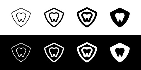 Editable dental protection vector icon. Dentistry, healthcare, medical. Part of a big icon set family. Perfect for web and app interfaces, presentations, infographics, etc