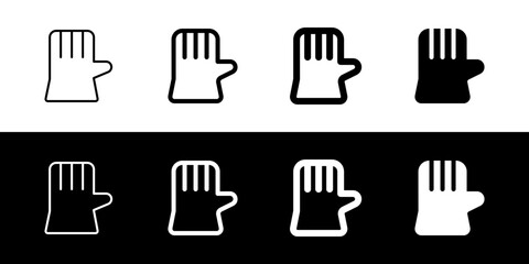 Editable rubber gloves vector icon. Part of a big icon set family. Perfect for web and app interfaces, presentations, infographics, etc