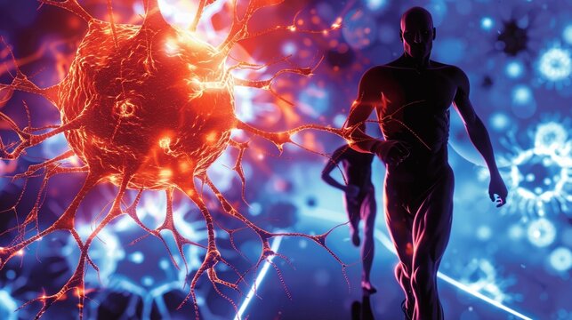 Detailed visuals on the process of glycogen storage and its importance for athletes