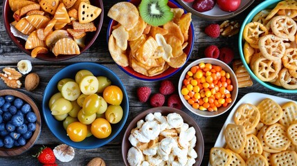 Nutritional breakdown of popular snacks for athletes