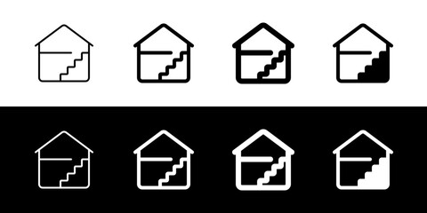 Fototapeta premium Editable house floor, layout vector icon. Property, real estate, construction, mortgage, interiors. Part of a big icon set family. Perfect for web and app interfaces, presentations, infographics, etc