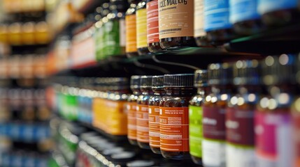 Fototapeta premium Visual guide to reading and understanding sports nutrition labels on supplements