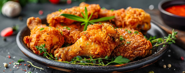 Crispy Fried Chicken Legs Photo