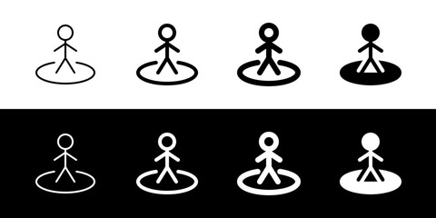 Editable user location vector icon. Map, location, navigation. Part of a big icon set family. Perfect for web and app interfaces, presentations, infographics, etc