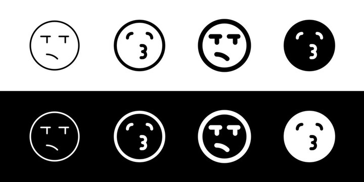 Editable in love, kissy face vector icon. Part of a big icon set family. Perfect for web and app interfaces, presentations, infographics, etc