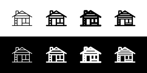 Editable cabin vector icon. Part of a big icon set family. Perfect for web and app interfaces, presentations, infographics, etc