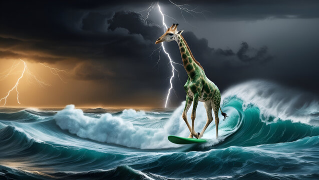 lightning in the storm