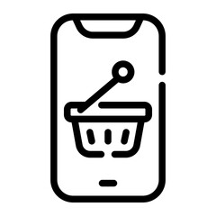 ecommerce Line Icon