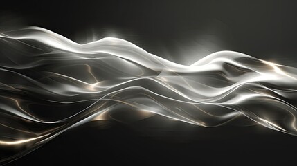 Modern abstract background with light flow effects