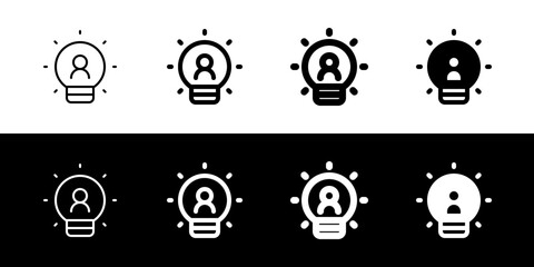 Editable lightbulb, innovation vector icon. Part of a big icon set family. Perfect for web and app interfaces, presentations, infographics, etc