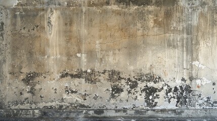 Old and dirty wall of the interior 