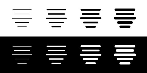 Editable paragraph center alignment vector icon. Part of a big icon set family. Perfect for web and app interfaces, presentations, infographics, etc