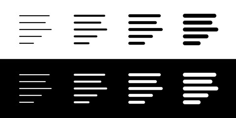 Editable paragraph left alignment vector icon. Part of a big icon set family. Perfect for web and app interfaces, presentations, infographics, etc