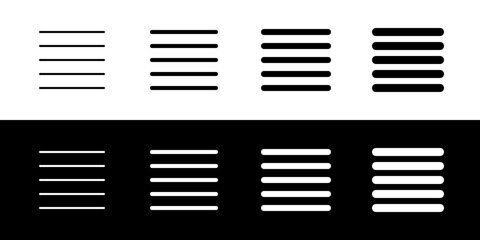 Editable paragraph justified alignments vector icon. Part of a big icon set family. Perfect for web and app interfaces, presentations, infographics, etc