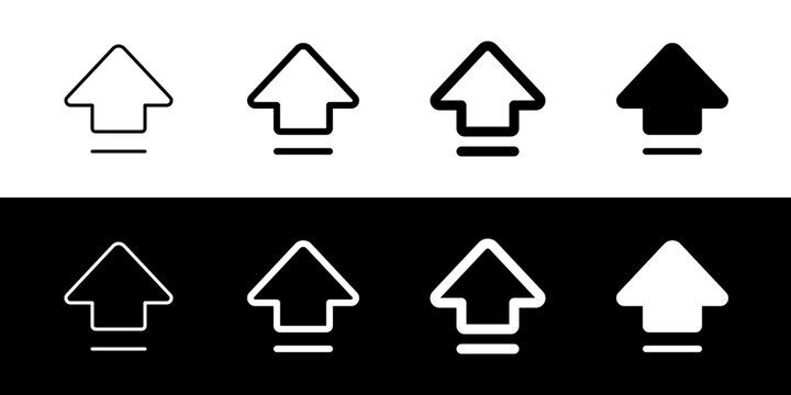 Editable capslock arrow vector icon. Part of a big icon set family. Perfect for web and app interfaces, presentations, infographics, etc