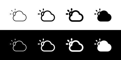 Editable sunny day vector icon. Part of a big icon set family. Perfect for web and app interfaces, presentations, infographics, etc