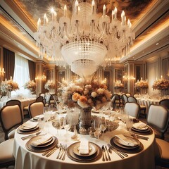 Interior design with gorgeous decoration with atrractive utensils