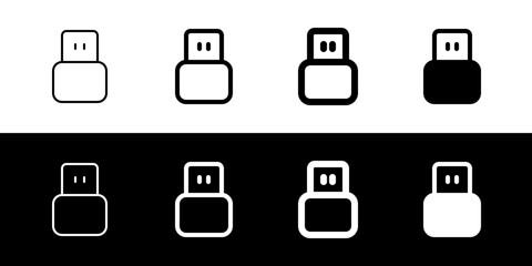 Editable vector usb plug icon. Part of a big icon set family. Perfect for web and app interfaces, presentations, infographics, etc