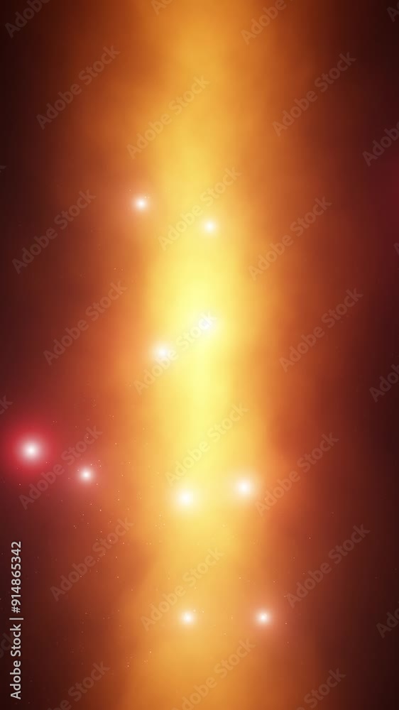 Sticker fire red seamless loop lights motion on vertical background.