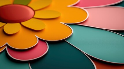 Mandala pattern, colorful design, detailed art Background