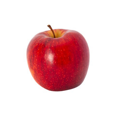 Red Apple, cutout, full depth of field.