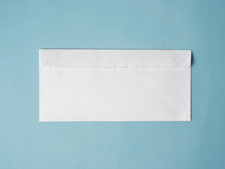 Envelope mock up, white blank empty copy space paper