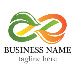 Infinity logo vector icon design