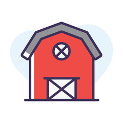 Barn vector icon