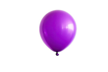 Purple Balloon isolated on a white background