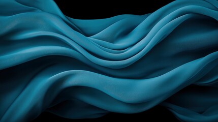 Obraz premium Abstract waves, undulating patterns, cool colors Background