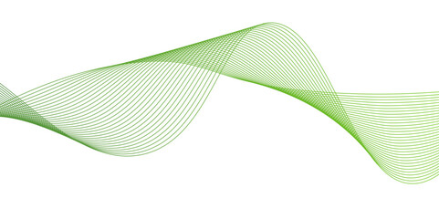 abstract vector green wave melody lines, Colorful vector background.The abstract background green smoke on white,green wave melody lines on white background,green wave line on abstract background,