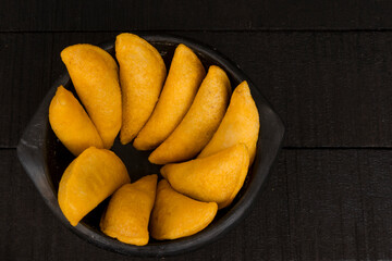 Fried empanadas, typical Colombian food