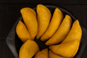 Fried empanadas, typical Colombian food