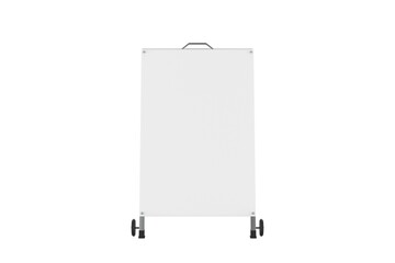 Street Stand Mockup Isolated On White Background. 3d illustration