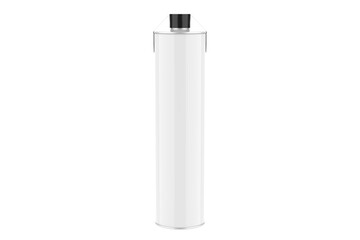 Olive Oil Tin Can Mockup Isolated On White Background. 3d illustration