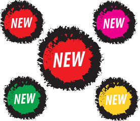 Modern new offer tag collection. Best price, sale, offer, discount. Vector illustration Circle tag design set , Vector
