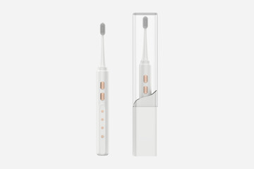 Ultrasonic Electric Toothbrush Rechargeable Tooth Brushes. 3d illustration