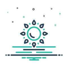 Mix icon for sunrise