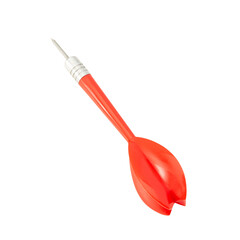 Red Dart, cutout, full depth of field.