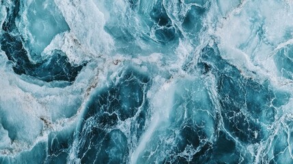 Fototapeta premium Abstract Blue and White Marble Texture