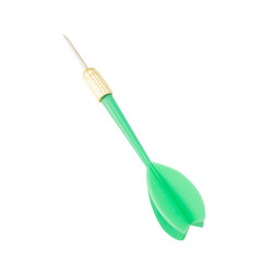 Green Dart, cutout, full depth of field.