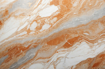 Obraz premium marble background with veins orange color , ochre color marble texture
