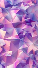 Obraz premium A vibrant abstract design showcases colorful geometric shapes in various shades of purple and pink