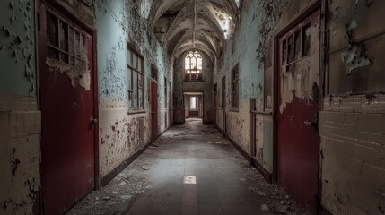 Fototapeta premium Abandoned Hallway