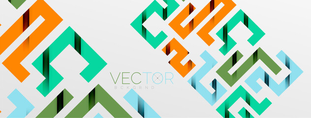 Color bend lines with shadow texture effect. Vector Illustration For Wallpaper, Banner, Background, Card, Book Illustration, landing page