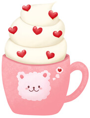cup of coffee and cookies